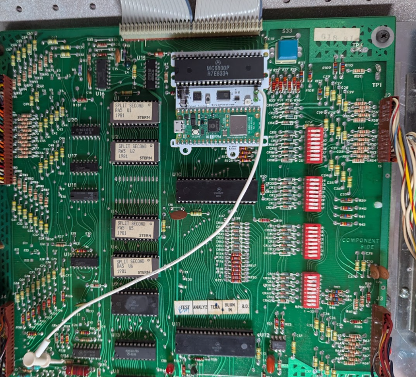 Installed on a Stern board