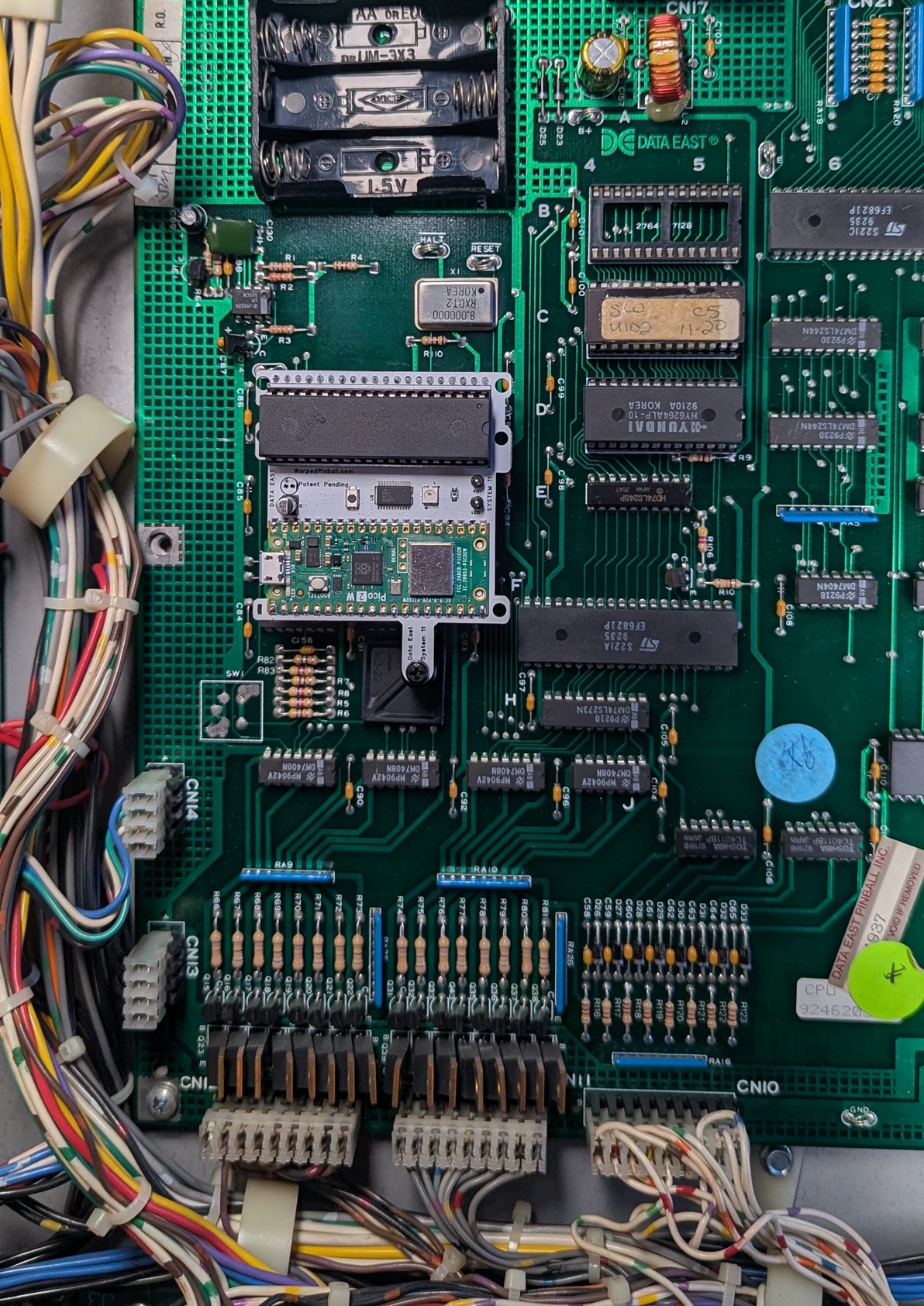 Data East install photo