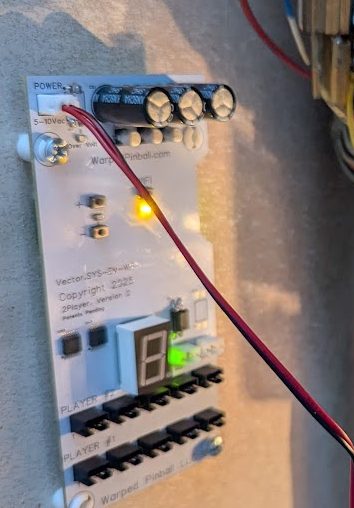 Power connected to the main board