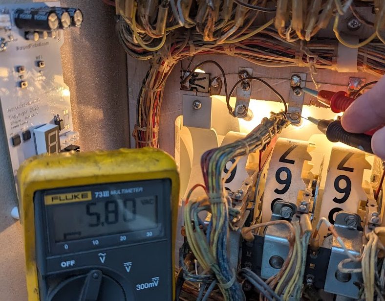 Checking GI voltage with a multimeter