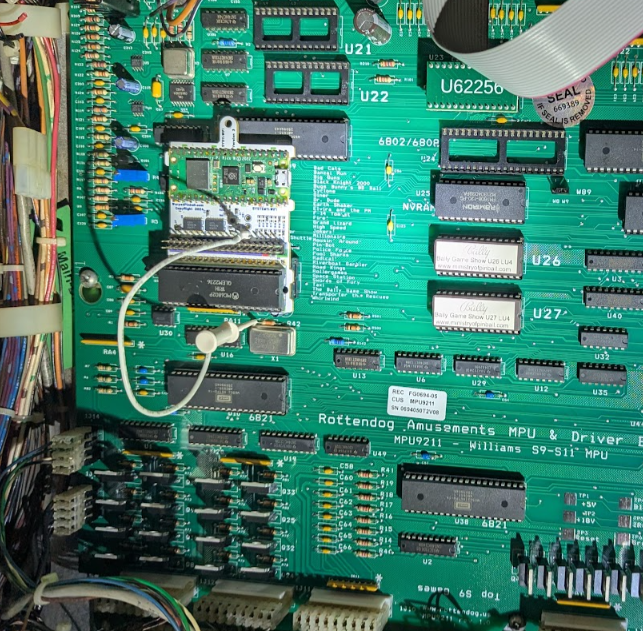 Vector install location on RottenDog board