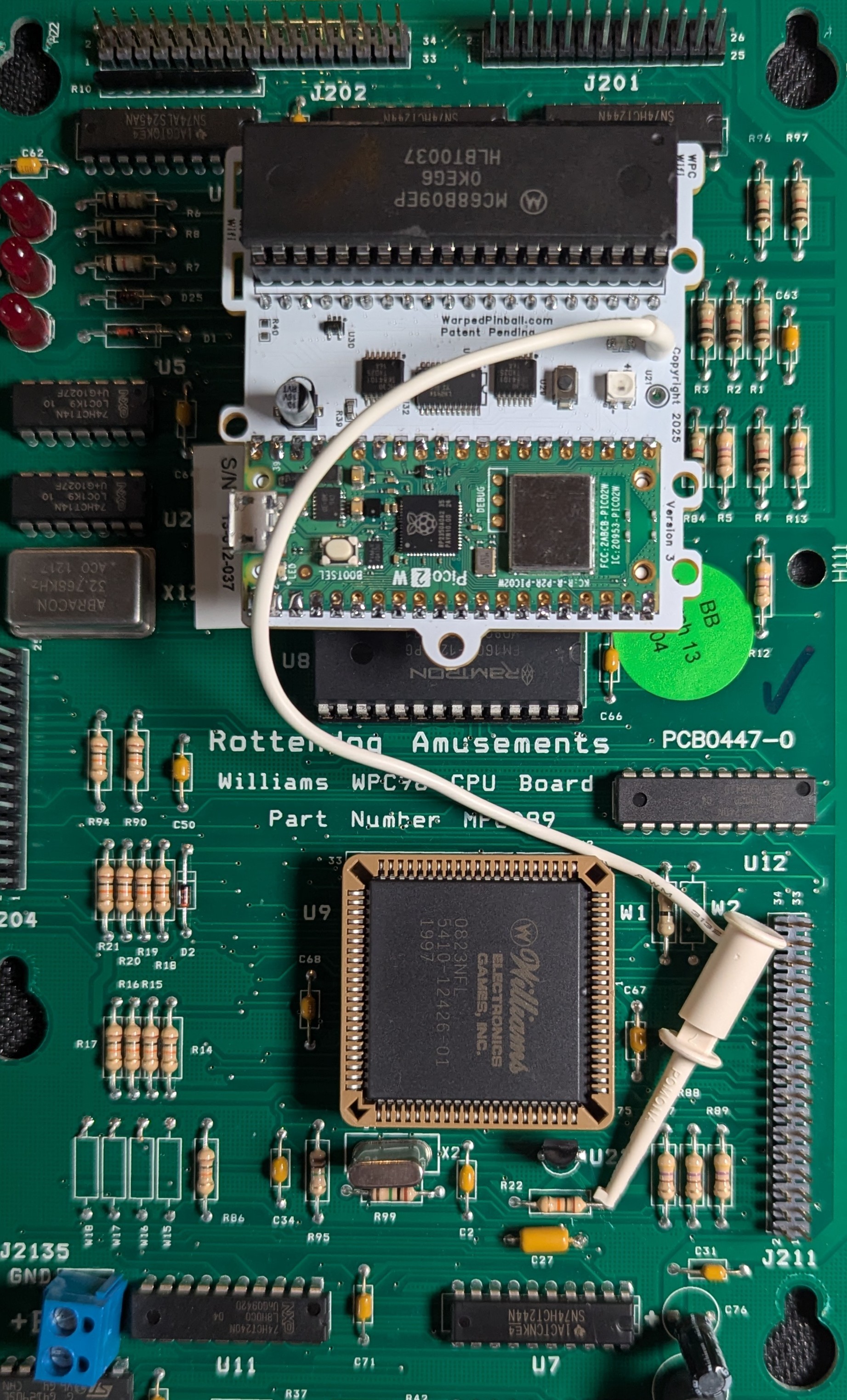 Williams/Bally WPC RD install photo