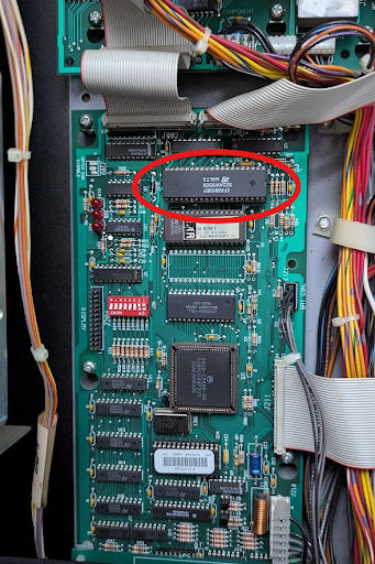 Williams/Bally WPC S chip location