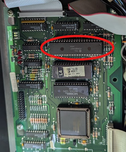 Williams/Bally WPC chip location