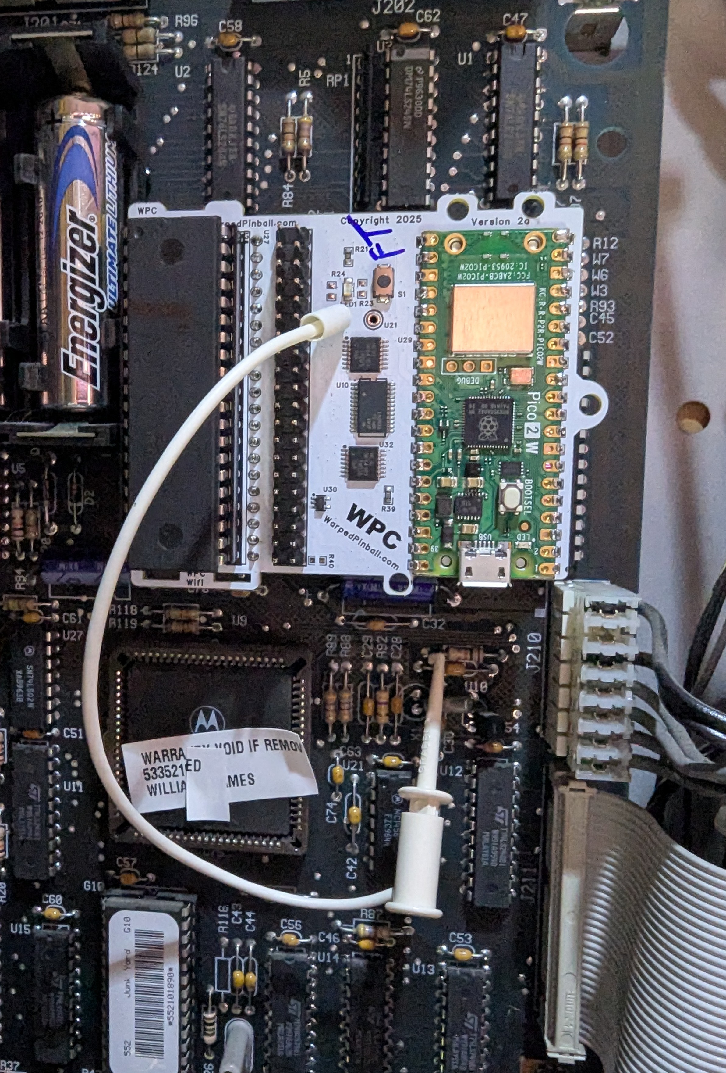 Midway/Williams WPC-95 install photo