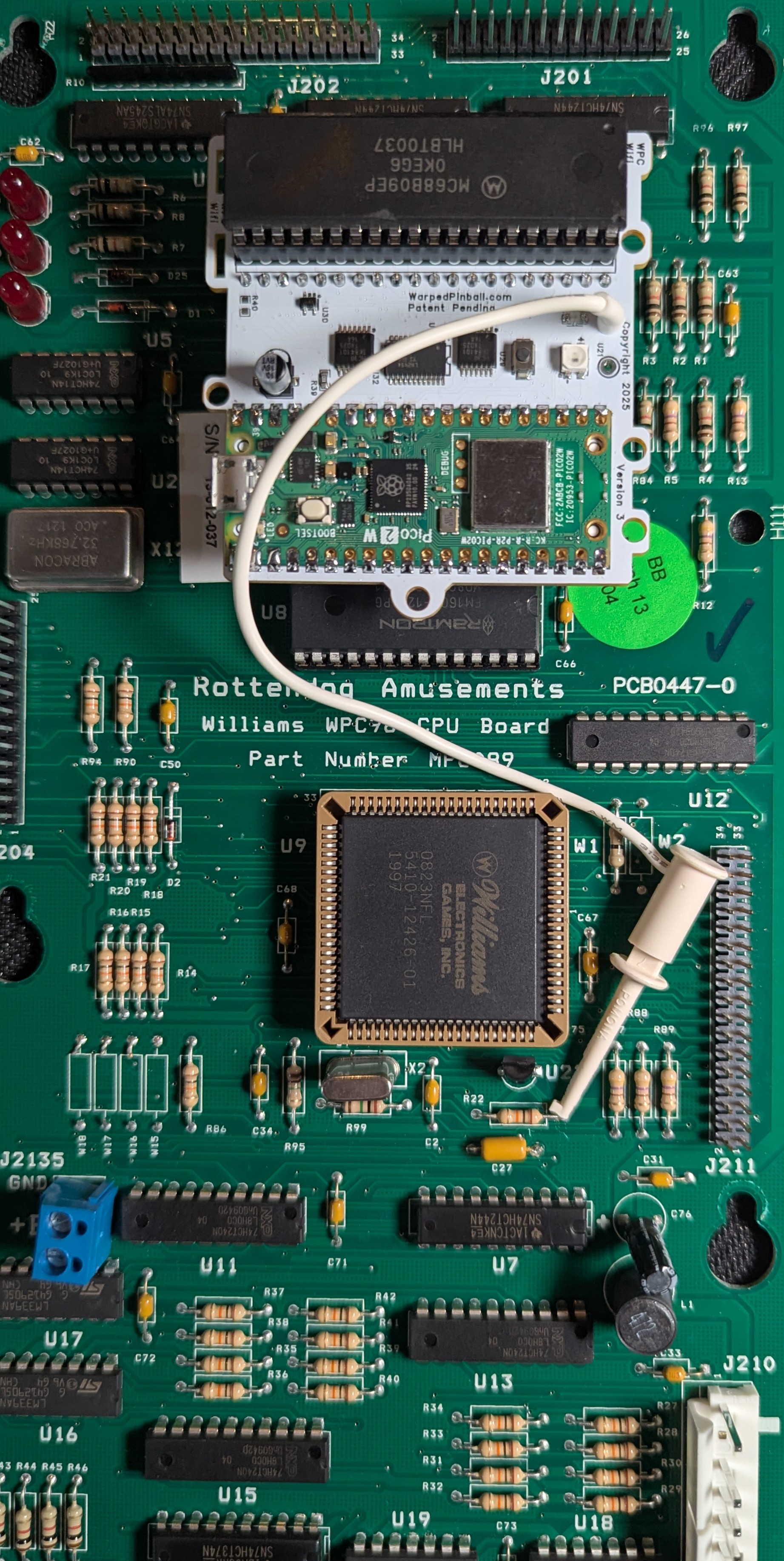 Midway/Williams WPC-95 install photo